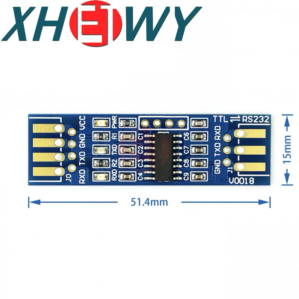 RS232 SP3232 TTL to RS232 Module RS232 to TTL Brush Line Serial Port Module