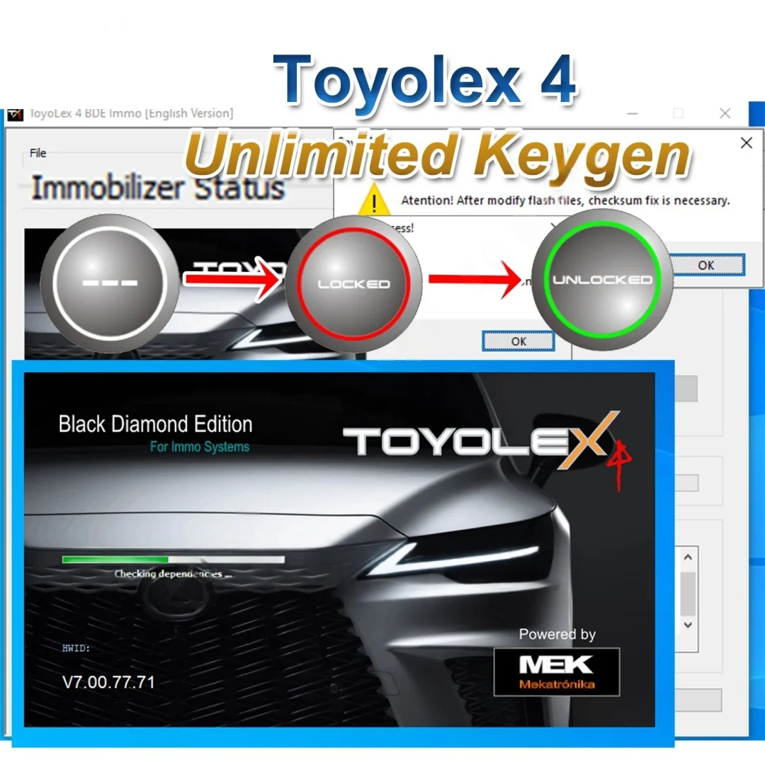 

2025 ToyoLex 3 No need Keygen for Toyota Lexus Denso IMMO and TOYOLEX 4 WITH Unlimited Keygen Toyolex4 Toyolex 4 for immo