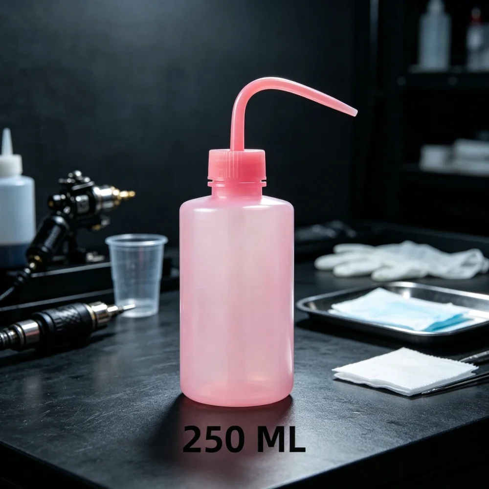 Tattoo Diffuser Squeeze Bottle 1pcs Plastic Soap Wash Bottle Cleaning Lab Squeeze Bottles for Chemistry Industry 250ml/500ml