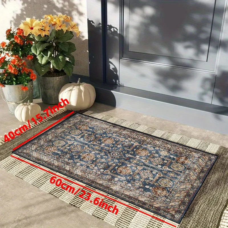 VIKAMA Bosnia Style Carpet Outdoor Carpet Dirt-Resistant Door Mat Welcome Mat Living Room Carpet Rug For Bedroom Home Decoration