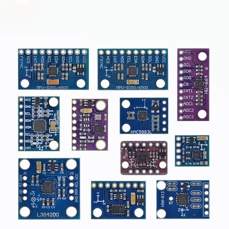 9-Axis Attitude Sensor MPU-6050 MPU-9250 BMI160 Gyro+Accelerator+Magnetometer Module