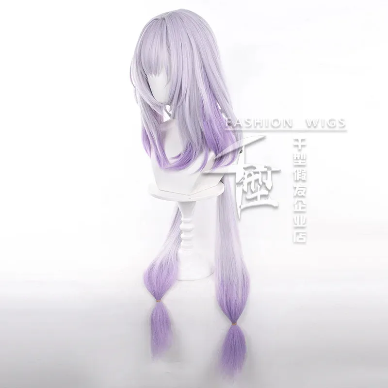 2025 11 Spiel Honkai: Star Rail Castorice Castor Cosplay Haar Lange 100 cm Abstufung Lila Rollenspiel Perücke Für Hallo