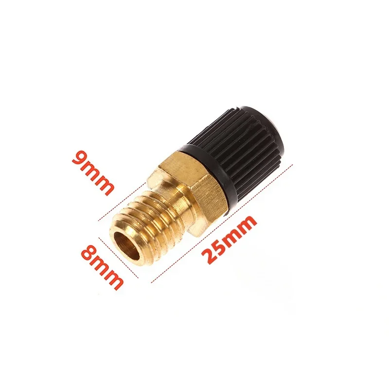 

1Pc 2025 New M8/M10 Threaded Valve Core Hex Brass Tank Fill Valve DIY Accessories Air Compressor Tank Fill Valve