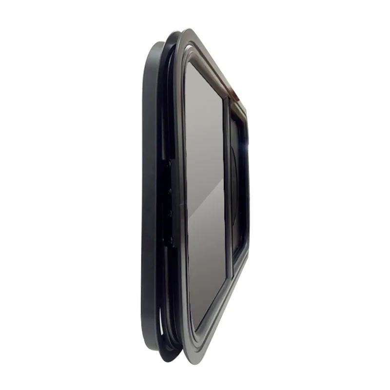 Car Sliding  Window With Fan Ven RV Window for Motohome  700*400 mm in Stock for 1 Inch Wall Factory Direct Sale