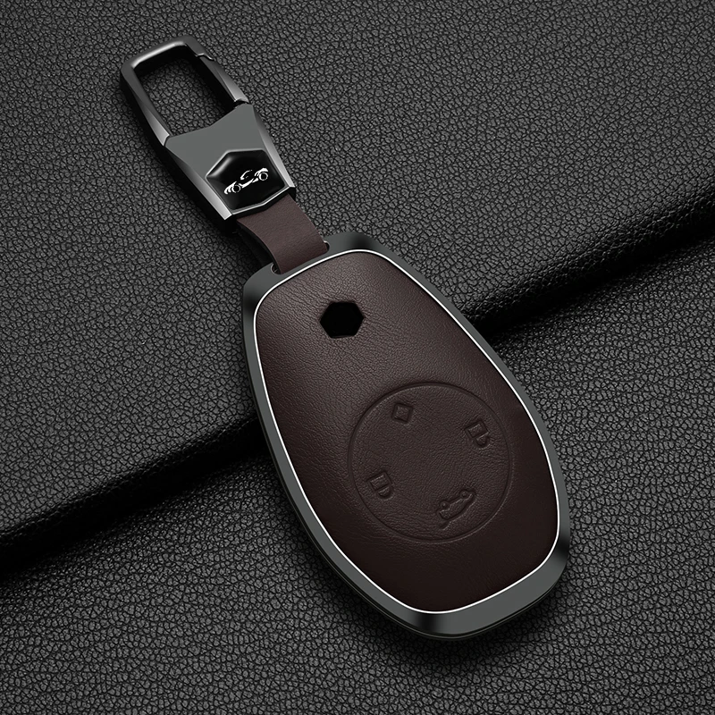 Zinc Alloy Leapmotor Car Key Fob Case, Key Cover Protector For Zero Run T03 C01 C11 C10 B10 S01 Auto Key Shell Accessories