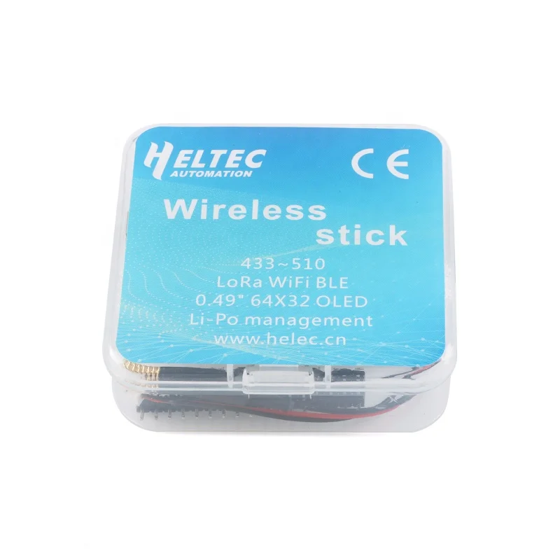 Heltec LoRa 개발 보드 433-470MHz 868-915MHz WIFI BLE ESP32 무선 스틱 SX1276 Arduino용 안테나 포함