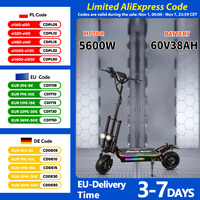 Electric scooter 5600W Powerful Dual motor 60V38AH lithium battery folding E scooter 11-inch tire All Terrain electric scooters