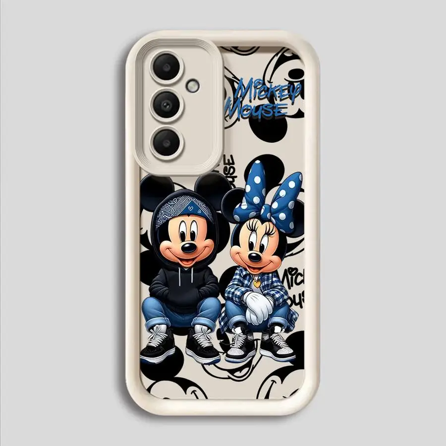 ديزني ميكي ميني ماوس كول قضية الهاتف لسامسونج غالاكسي A16 A33 A34 A12 A13 A14 A22 A32 A23 A24 5G لينة غطاء سيليكون