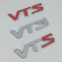 Car VTS Emblem Badge 3D Metal Sticker Letters For Citroen Seadoo Saxo Xsara Trunk Hood Custom Logo Decals Durable Accessories