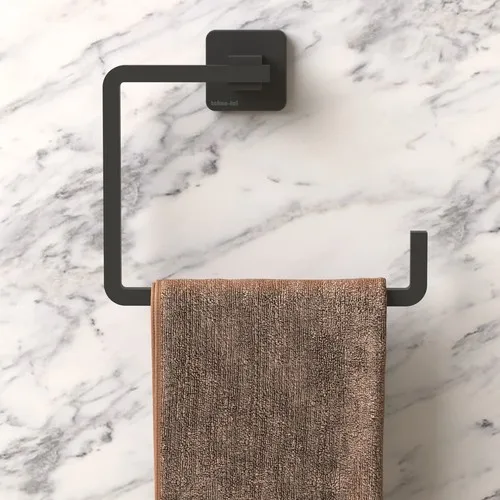 Levenslange Roestvrij Handdoek Houder Mat Zwart MG335 Stijlvolle Decoratieve Opvallende Tevredenheid Gegarandeerd 2022 Model Trend