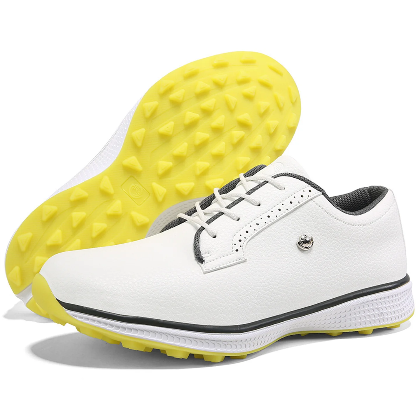 Large Size Men's Golf Shoes – Breathable, Waterproof Athletic Sneakers Outdoor Sports & Casual Anti-Slip Training Spiked Shoes