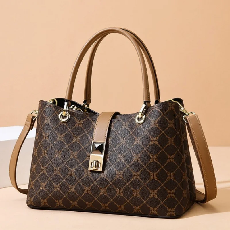 

Роскошная кожаная сумка для женщин, дизайнерская сумка через плечо, элегантная классическая сумка через плечо