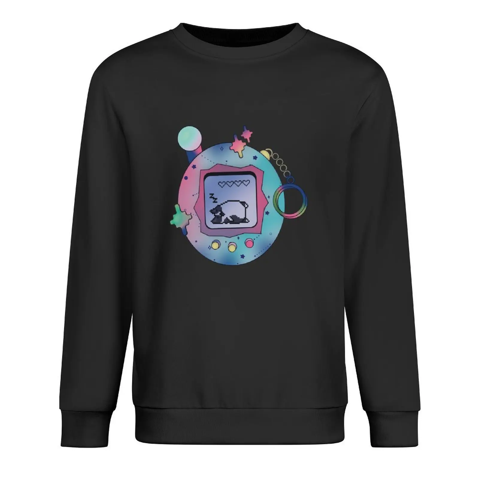

Tamagotchi kitty dreams Pullover clothes for men japanese style anime clothing mens clothes aesthetic sweatshirts