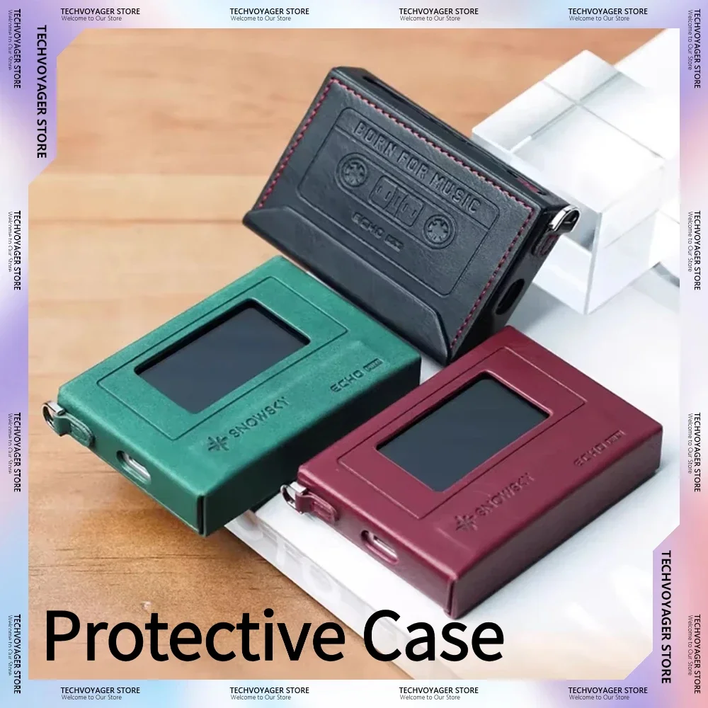 

FIIO SNOWSKY Echo Mini MP3 Player Protective Case Music Payer Portable Protective Case Portable Custom PU Retro Colorful Case