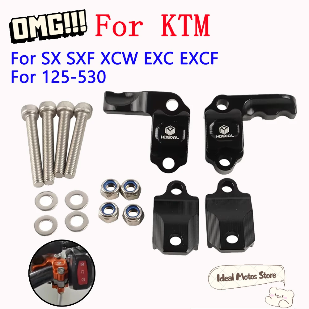 

For KTM SX SXF XCW EXC EXCF 125 150 250 300 350 400 450 500 525 530 Aluminum Master Cylinder Protector Guard Motorcycle Parts