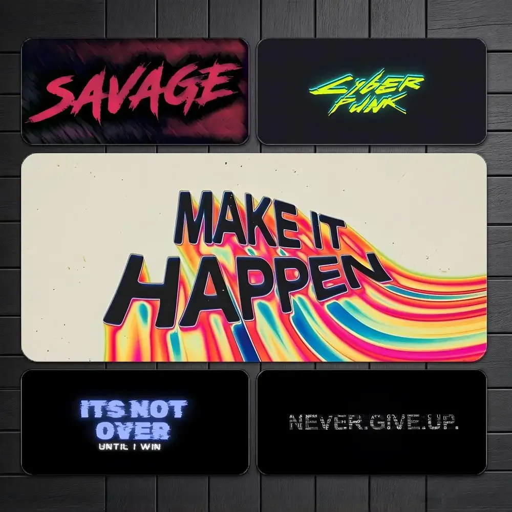 Slogan C-Cool text Edgy stylish modern trendy slogan Mouse Pad Gaming Desk Mat Large Mousepad Non Slip Base With Stitched Edge