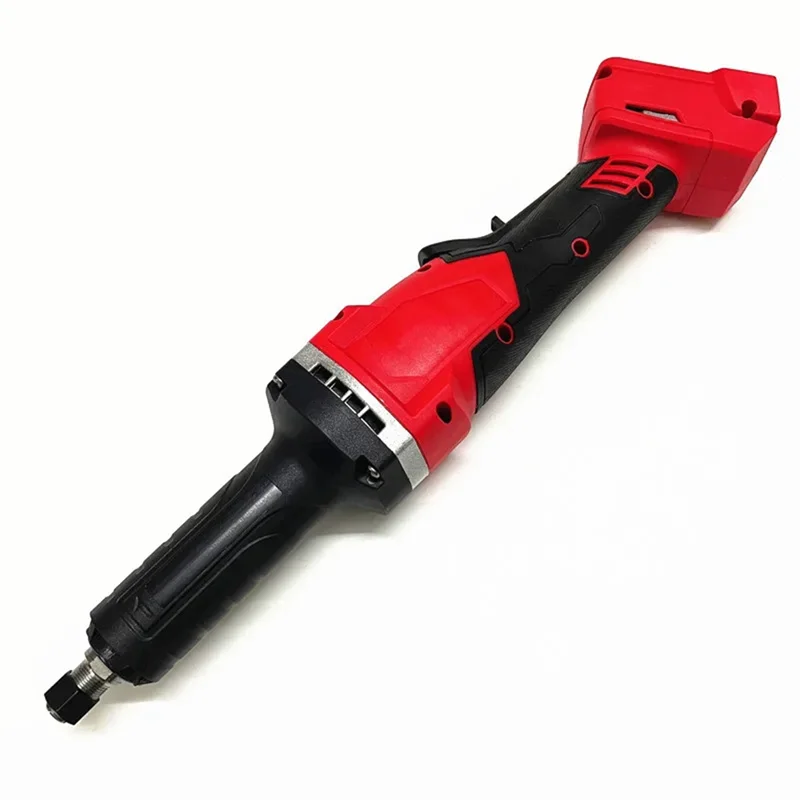 B45C لبطارية 18 فولت تعمل بالطاقة 6 مللي متر مطحنة القالب الكهربائية بدون فرشاة طاحونة مستقيمة حجر نحت تلميع ماكينة الطحن أداة