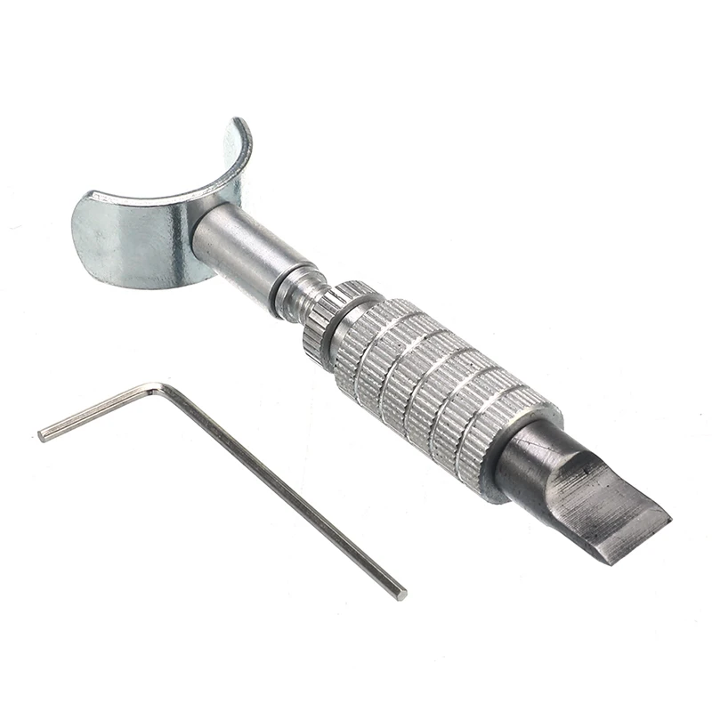 Leders chnitzerei drehbare Messerklinge Werkzeuge verstellbar DIY manuelle Dreh werkzeuge mit l Schraubens chl üssel drehbar Craft Graver Drop Shipping