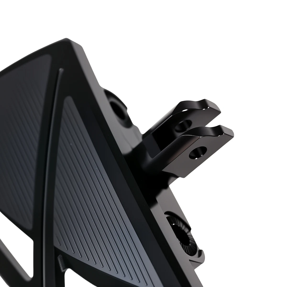 Motorcycle Black Chrome Mini Phantom Floorboards For Harley 2018-2025 Softail Street Bob Breakout Low Rider