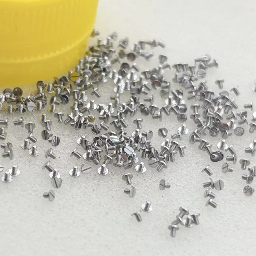 10/ 30/ 50/70/100pcs  Watch movement accessories 8200 8215movement upper clamp plate screw pendulum splint screw