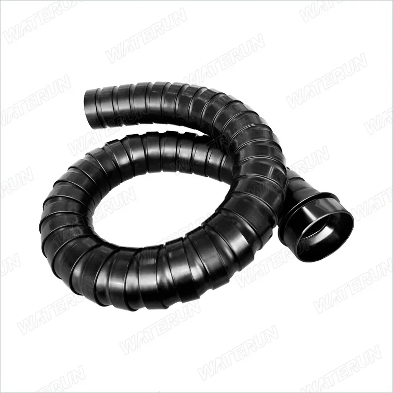 Tubo de escape flexible para campana extractora de 75 mm, tubo de bambú para brazo de campana extractora