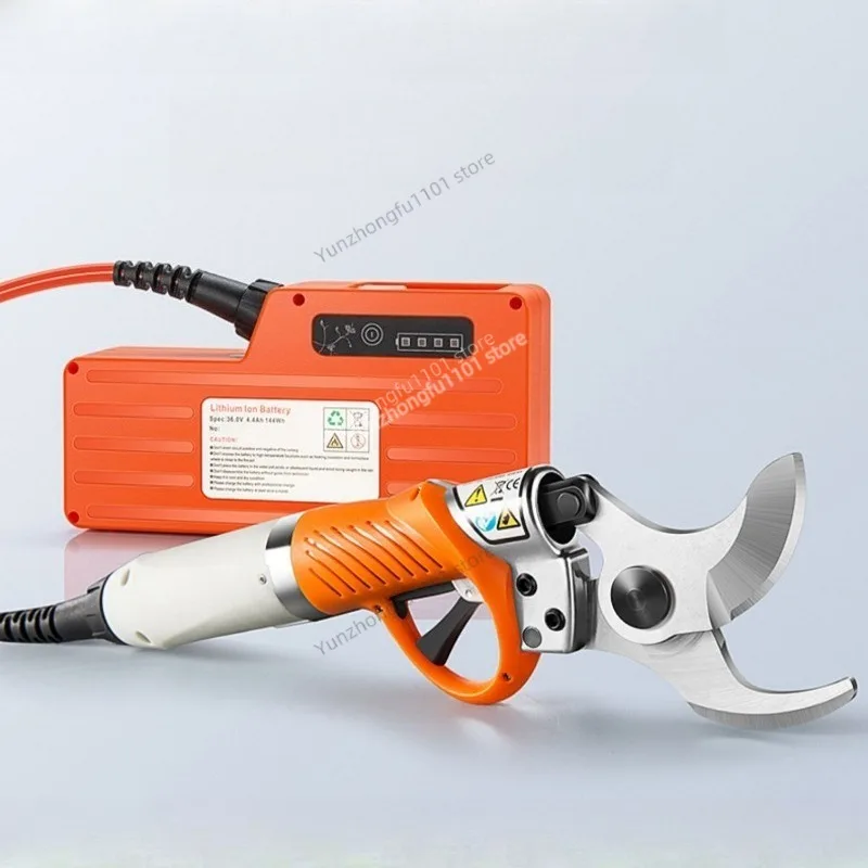 450W Electric Rechargeable Scissors Pruning Shears Tree Garden Tool Branches Pruning Tool  Lithium Battery