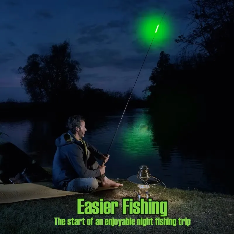 9 km Angel-Leuchtstäbe für Bobber, 25–100 Stück, fluoreszierende Angelschwimmer, Leuchtstab, Schwimmer, Terminal Tackle und Zubehör – Detail 5