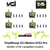 VCI HOBBY 0702 Pro DB 23000 27000 30000kv 1S FPV Brushless Motor GEMFAN 1219S props Dual Ball Bearing  For FPV RC Racing Drone