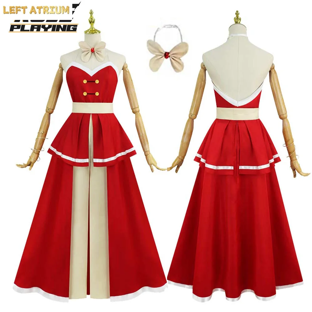 

Charlie Cosplay Women Fantasy Dress Cartoon Anime Hazbin Costume Roleplay Clothing for Female Halloween Carnival Party Suit 2025