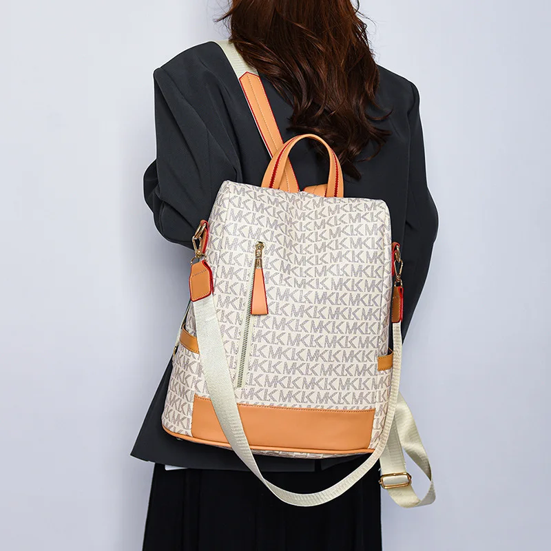 

New for 2025: Women's Fashion - Forward Backpack. Letter - Printed, Retro - Style, Versatile for Going Out, Travel and Commuting