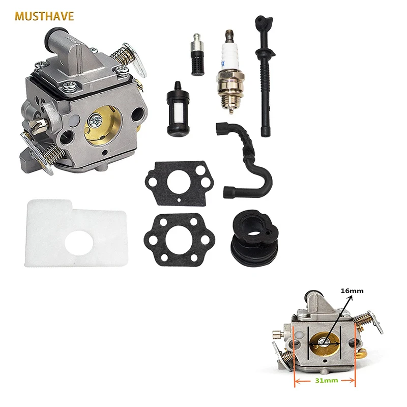 Carburetor Replacement For Sthil Chainsaw 017 018 MS 170 180 1130 120 0603 C1Q-S57 C1Q-S57A C1Q-S57B F1CD