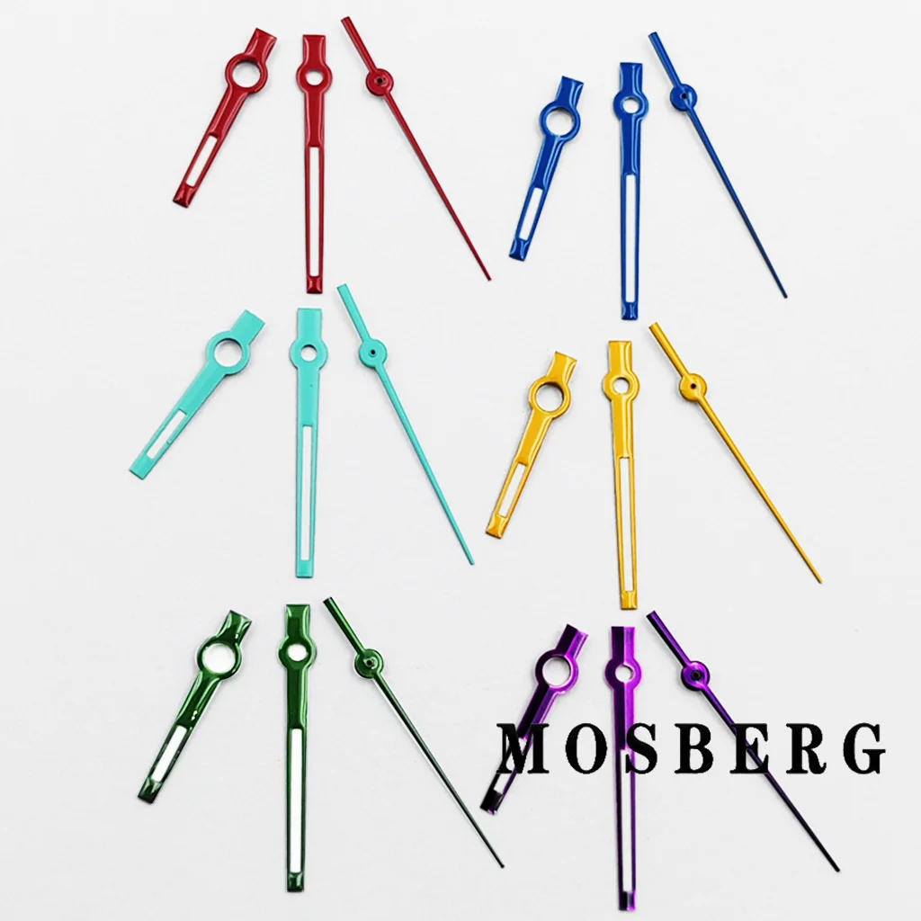 8285 ساعة يد خضراء مضيئة فضية/أسود/أزرق تناسب ميوتا 8285 أجزاء الحركة الأوتوماتيكية