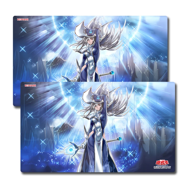 Yu-Gi-Oh! Silent Magician TCG DIY self-made Anime Game Battle card Rubber Card Pad Mouse Pad Keyboard Pad 600*350*2mm