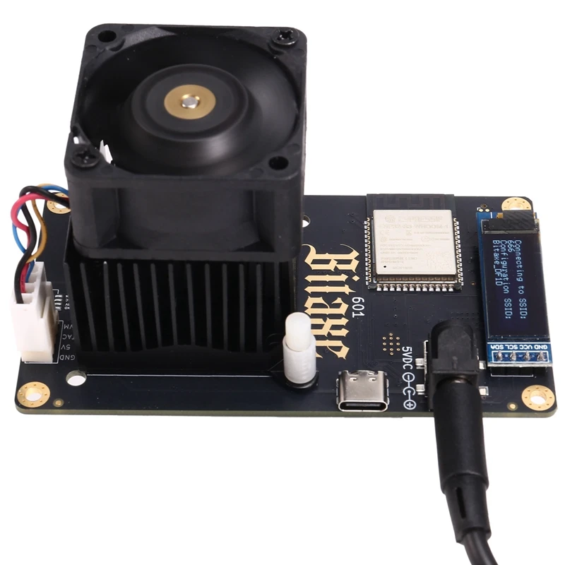 Bitaxe Gamma 601 Solo Miner 1.2TH/S BM1370 Asic Chip 18W From Antminer S21 Pro Bitcoin BTC Miner BR Plug