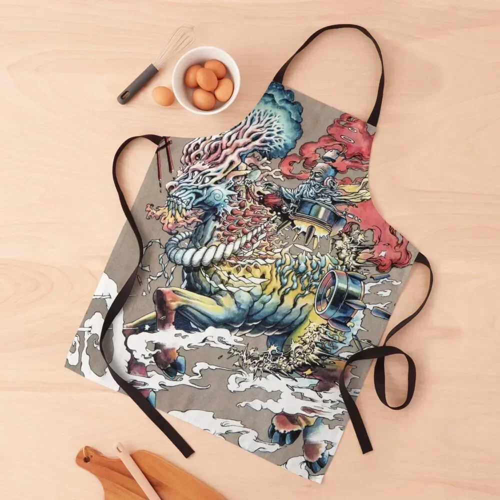 

UYAMA HIROTO - FREEFORM JAZZ Apron men's barbecue Chef Uniform Kitchen Utensils Apron