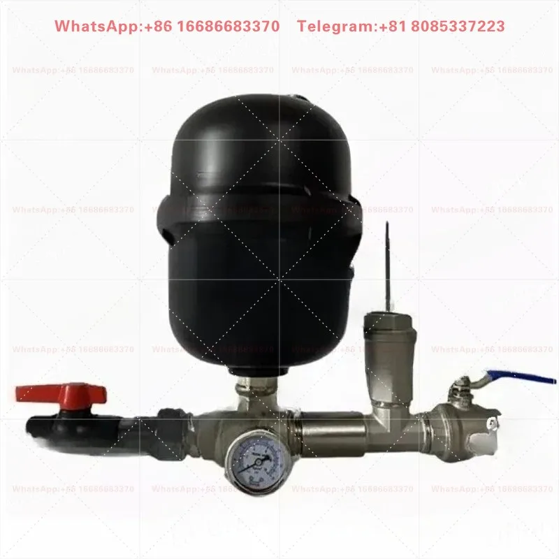 1-inch Stainless Steel Single Valve Hydraulic Ram Pump Water Hammer Pump for Creek River Dam Water Pumping