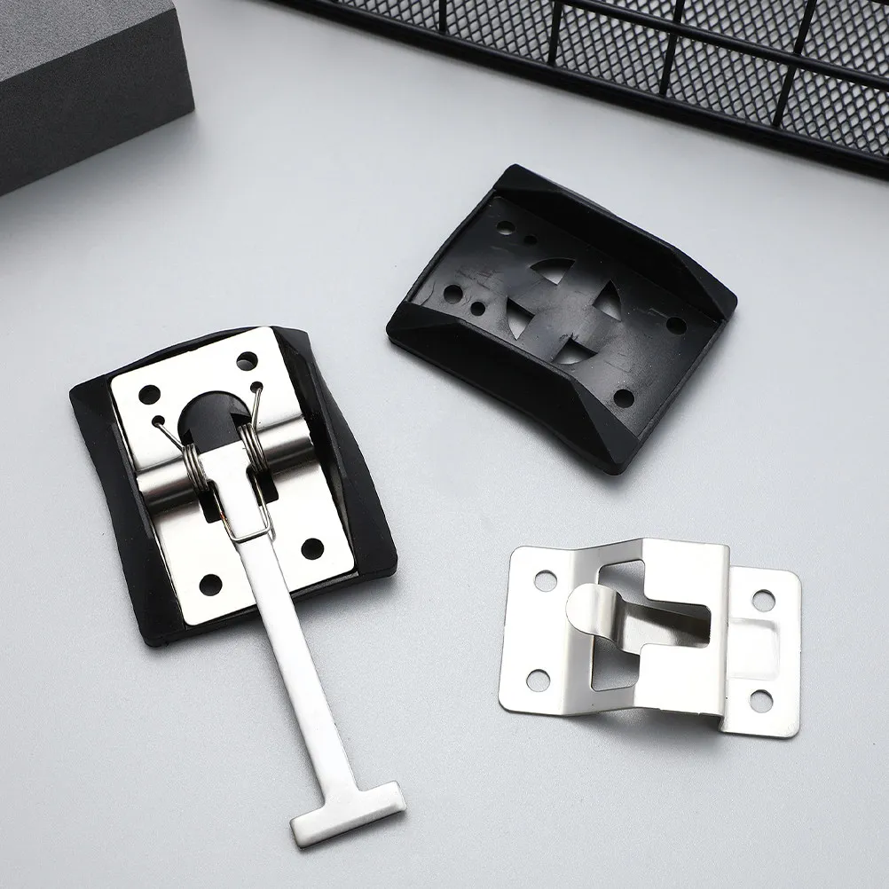 

2 комплекта держателей для дверей прицепов из нержавеющей стали, защелки для дверей автодомов, защелки для грузовых прицепов, сверхпрочные, простая установка, металлические