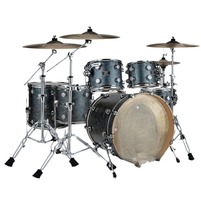 Upgraded Jazz Drums Adult Drum Set 5 Drums 4 Cymbals