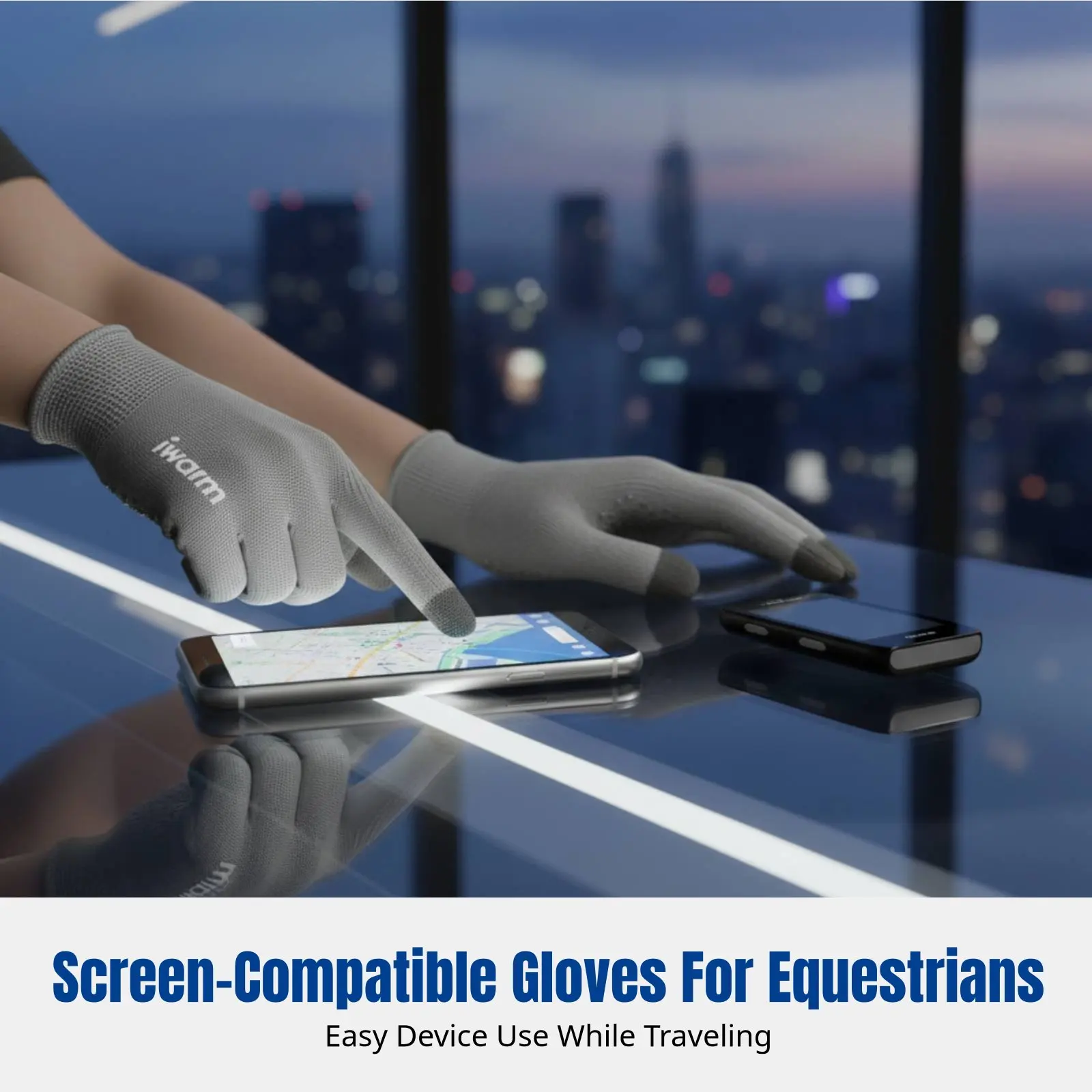 Riding Gloves, Summer Equestrian Sports, Anti-Callus, Non-Slip, Durable, Touchscreen Compatible, Breathable, Unisex