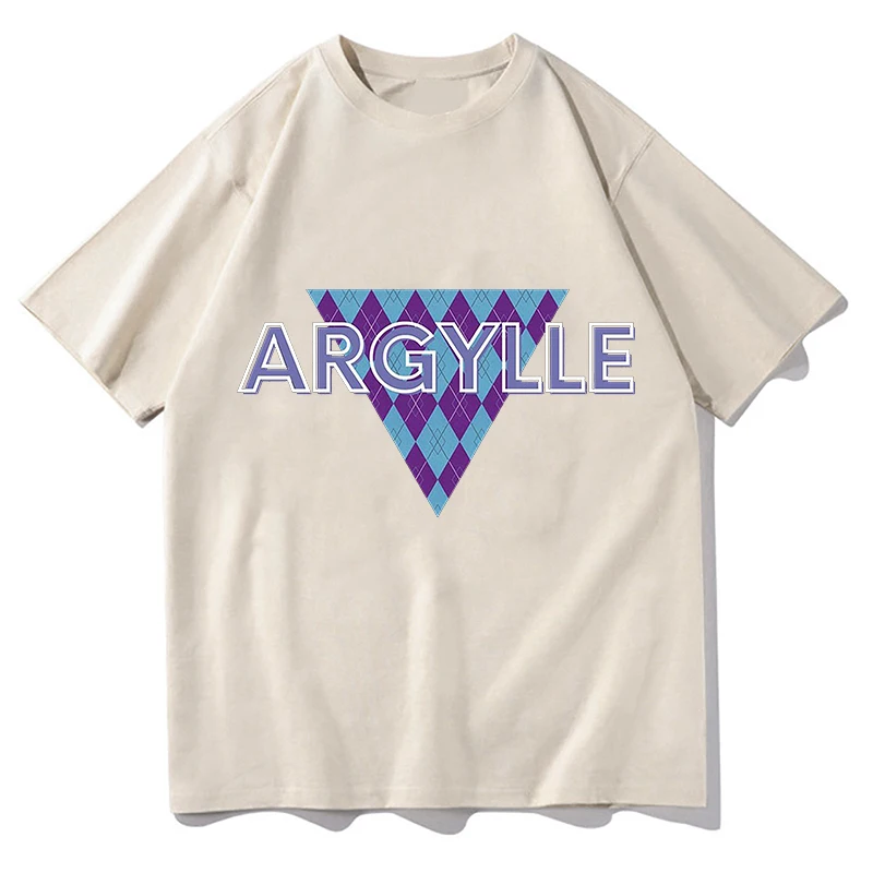 

Argylle Merch T-shirt Summer Street Women/men Streetwear Tshirt 100% Cotton Short Sleeve Clothing Fashion Casual Pure Cotton Tee