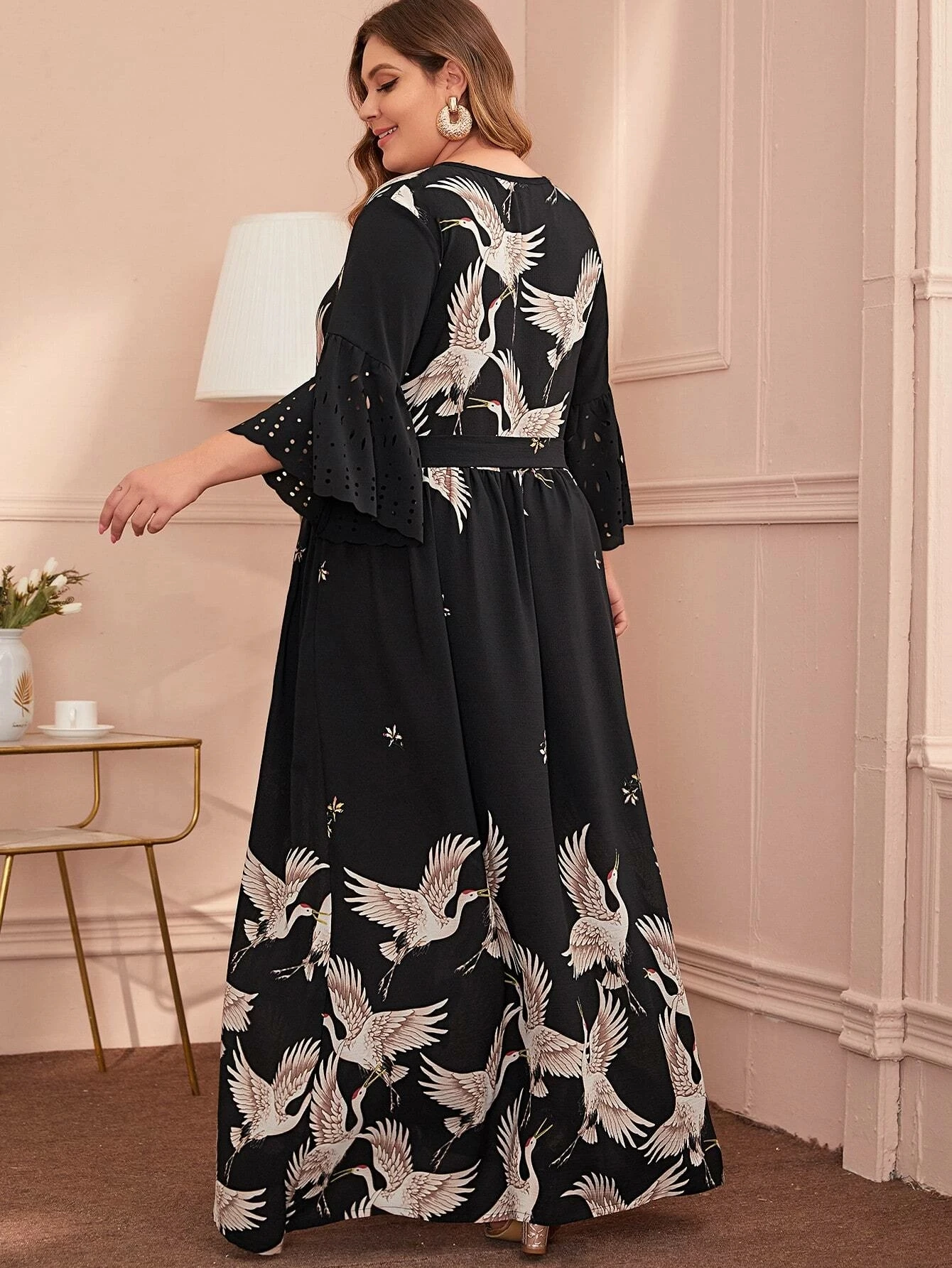 Châu Âu Và Mỹ In Hình Dáng, Kích Thước ĐầM Dạ HộI Thanh Lịch Sang Trọng Nữ Áo Kích Thước Lớn Áo Dài Đảng