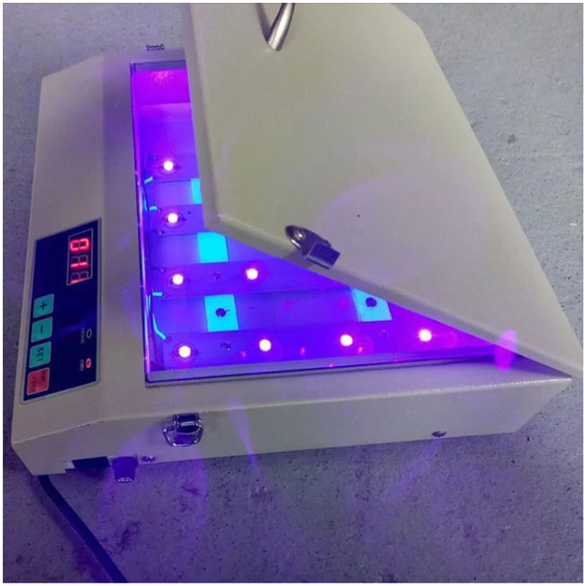 Máquina de exposición UV para almohadilla de serigrafía, placa de impresión, placa PCB de resina, fuente de luz LED UV, nuevo modelo