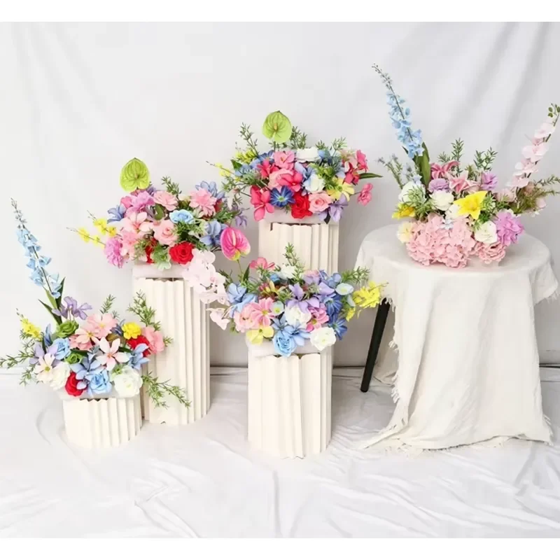 Romantic Artificial Flowers for Wedding Decor Bedroom Bedside Floral Arrangement Living Room Home Decoration Supplies Party