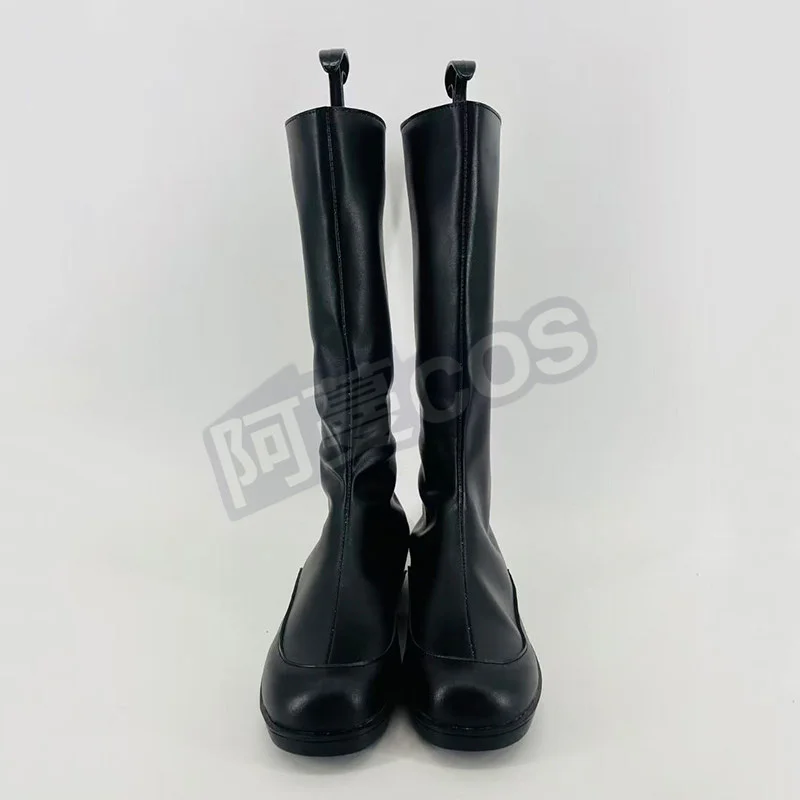 Anime AKUTA Zanka Nijiku Buty do Cosplay Czarne Kozaki do Kolan Męskie Damskie Anime Halloween Karnawał Impreza Buty do Odgrywania Ról Personalizowane