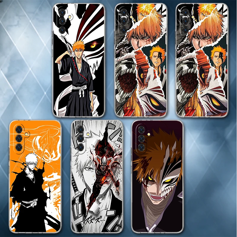 Bleach Kurosaki Ichigo Soft Phone Case For Samsung A57 A17 A56 A16 A55 A15 A54 A14 A53 A13 A52 A12 A37 A36 A35 A34 A33 A26 A25 A