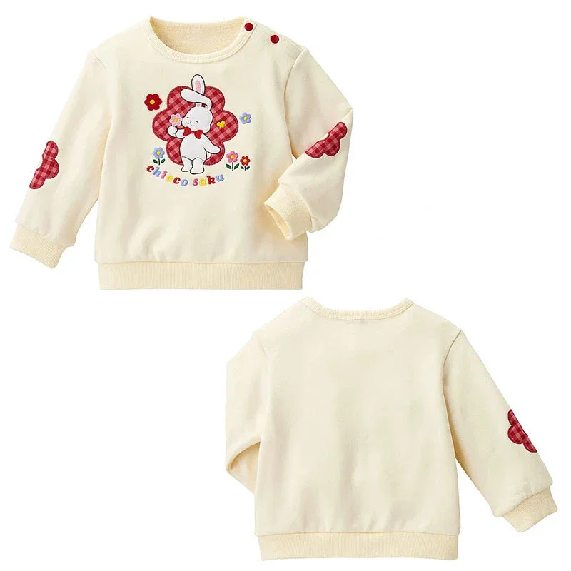 Girls Hoodies  Long Sleeved Hoodie  Cartoon  Sweatshirts Cute Pullover Tops  Baby Girl Clothes Korean Kids Sweatshirt Sweater