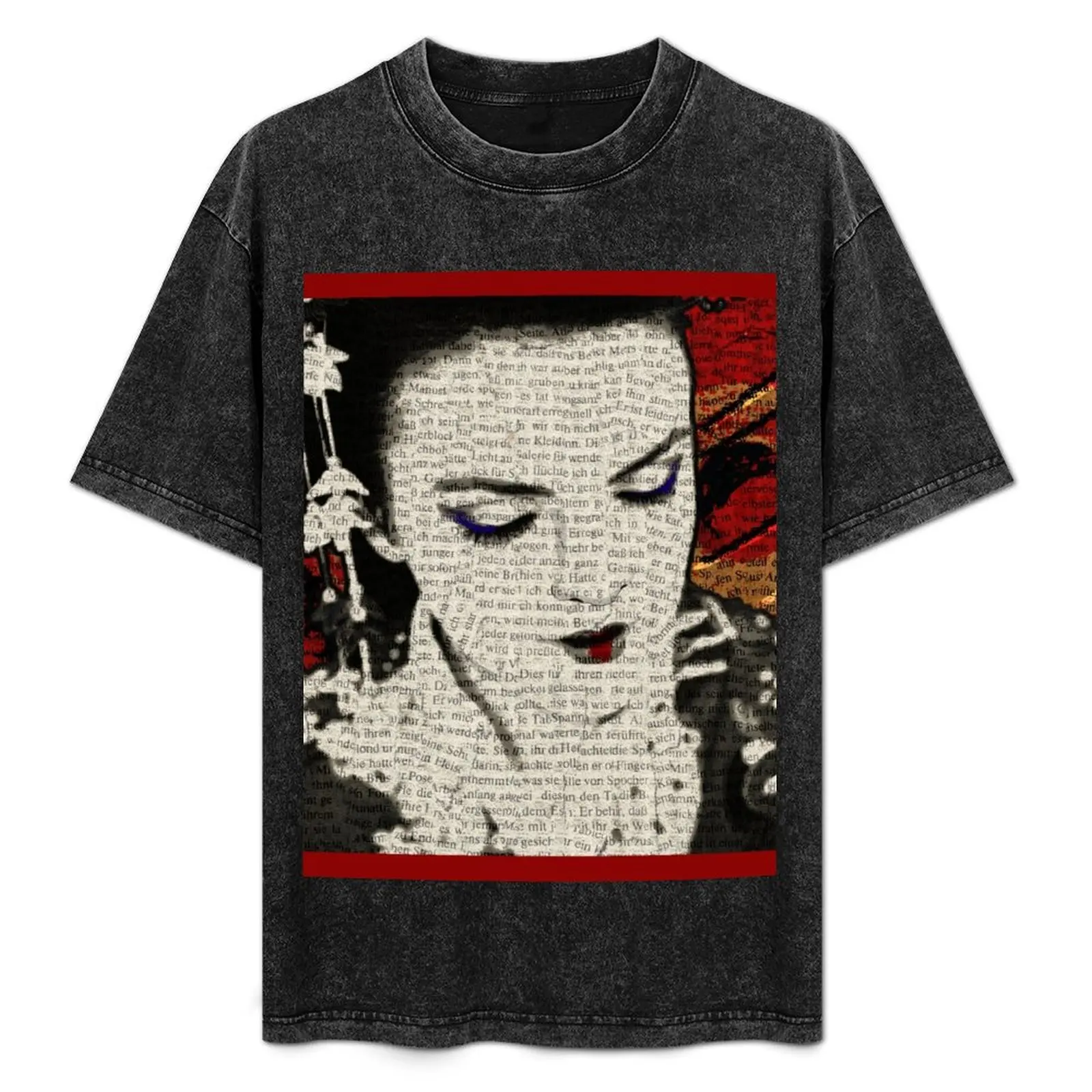 Japanese Warrior Geisha portrait T-Shirt new edition valentines clothes black t-shirts for men