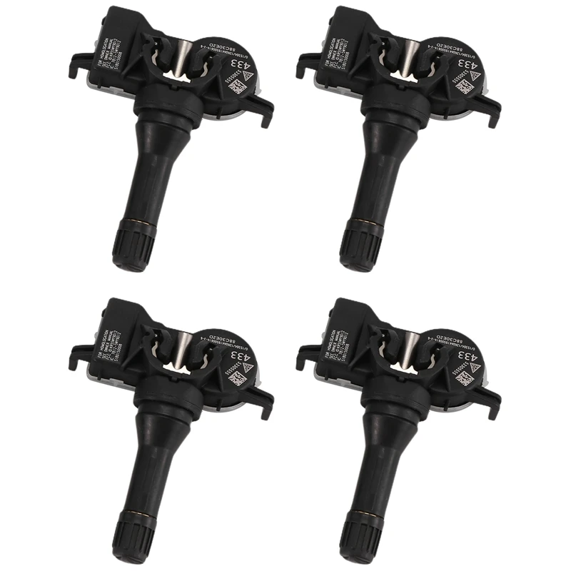 4PCS TPMS 433MHZ 53305555 Tire Pressure Sensor For Chrysler 200 Pacifica Dodge Dart Jeep Grand Wagoneer 68105280AF