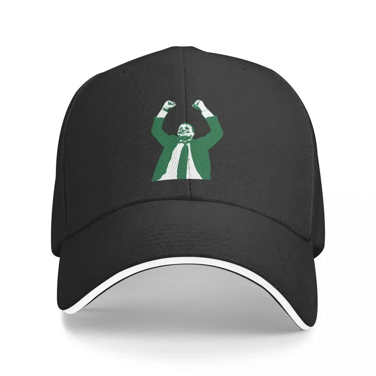 

Ergin Ataman Fists Green White Fill Qiangy Baseball Cap men's big size hat Sports Cap designer cap Mens Women's