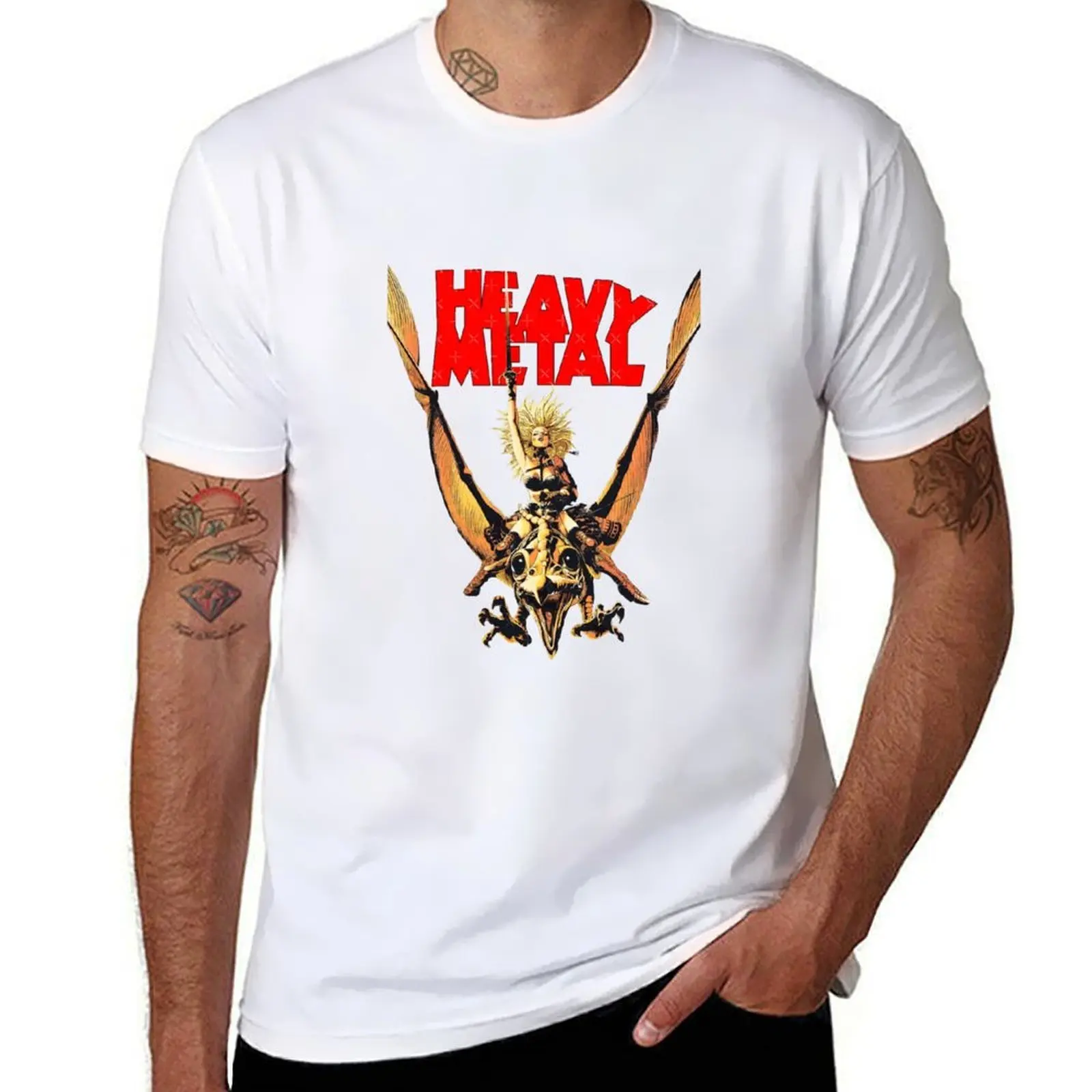 

man graphic T-Shirt tees anime man t man Heavy shirts for tshirt Metal for shirts t